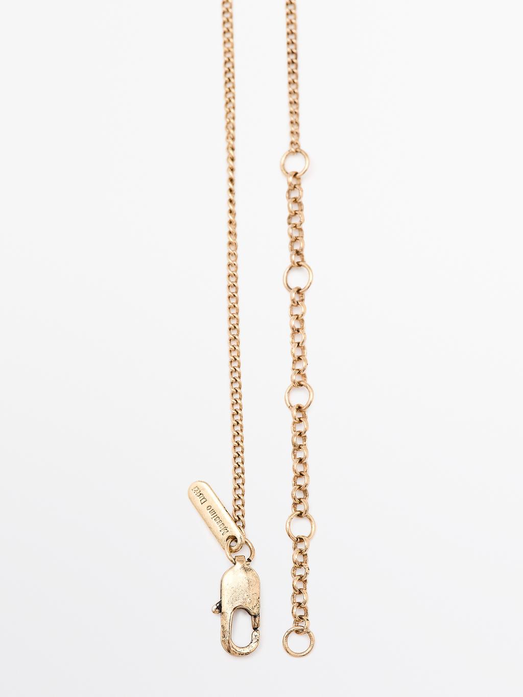 Chain necklace with pod pendant