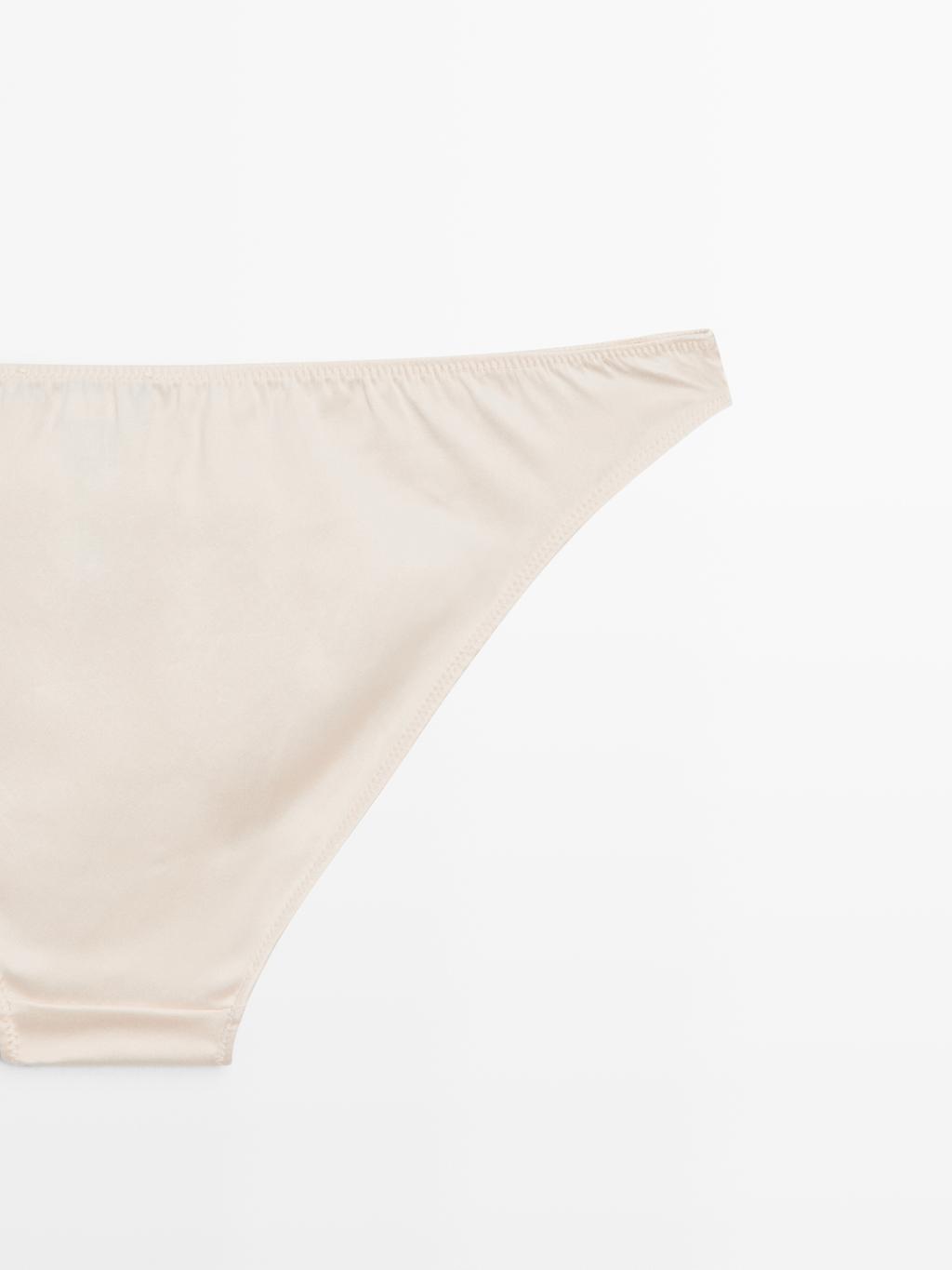 Satin silk blend briefs