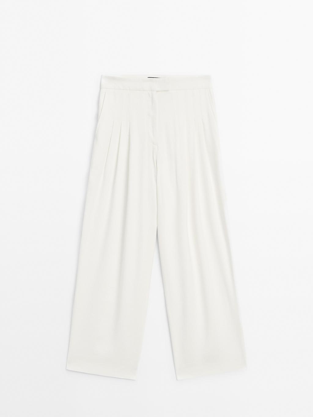 Darted culottes