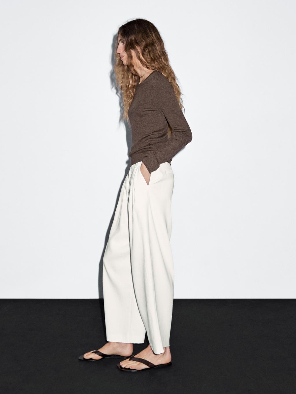 Darted culottes