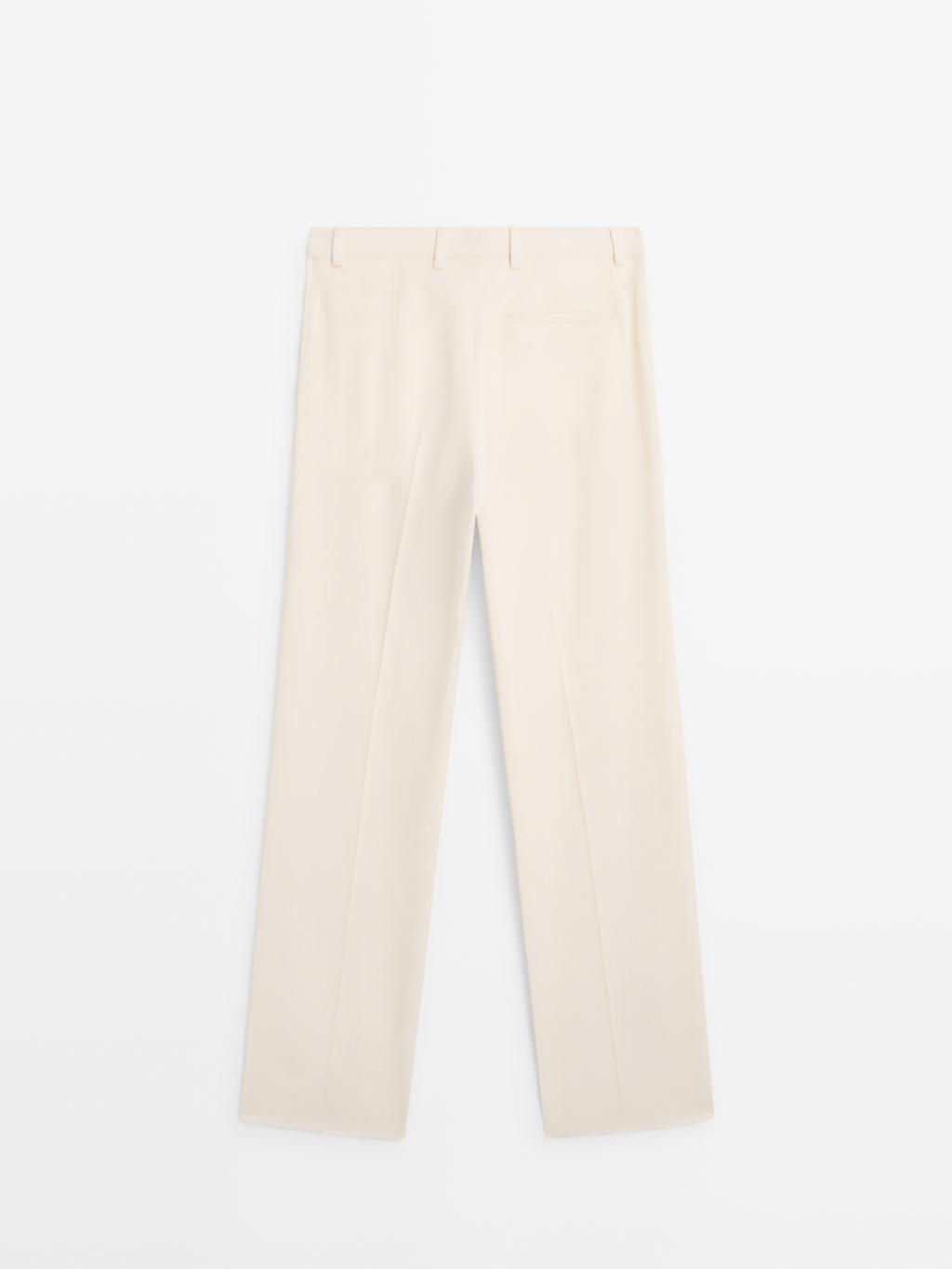 Trousers with double darts - LIMITED