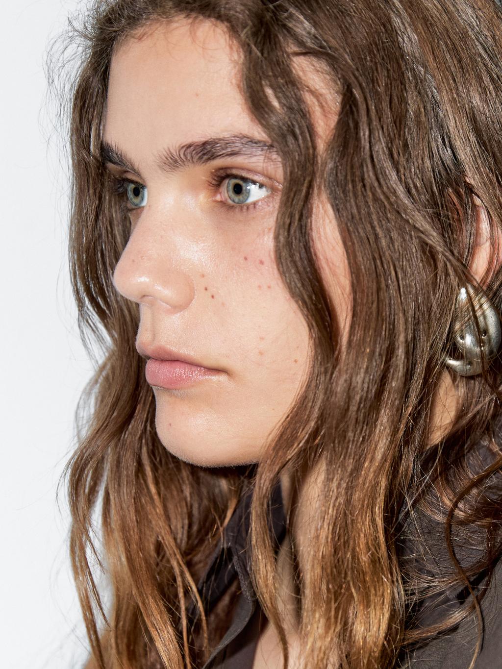 Long 100% cotton poplin shirt