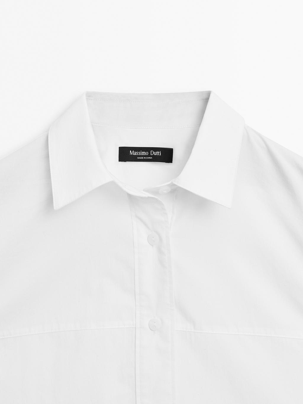 100% cotton shirt with seam detail