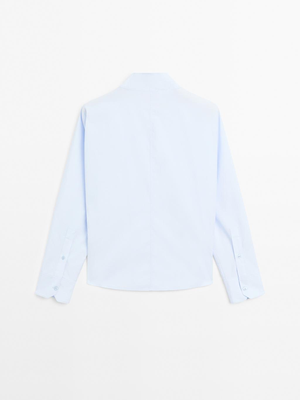 100% cotton poplin shirt