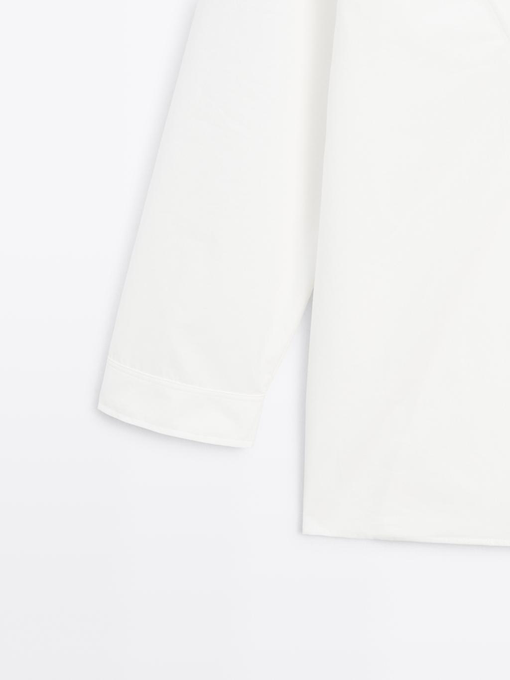 100% cotton surplice blouse