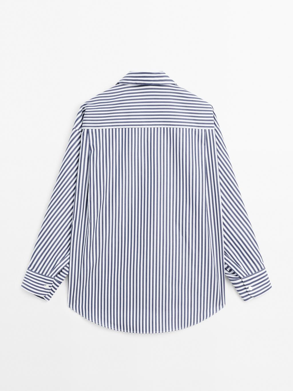 Striped oversize shirt