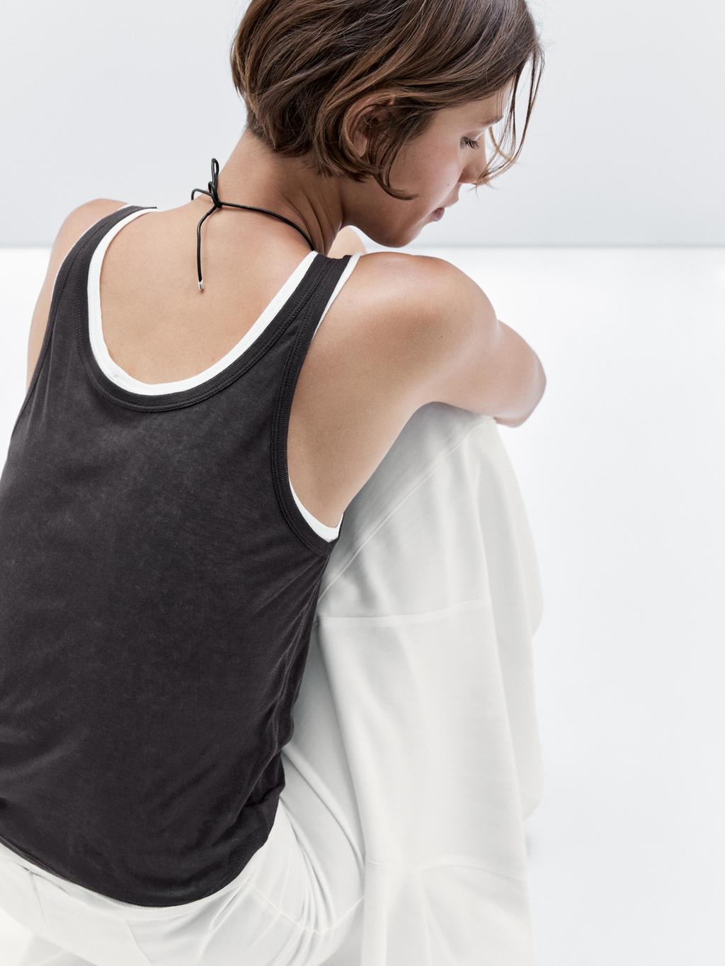 Godet midi skirt with seam details