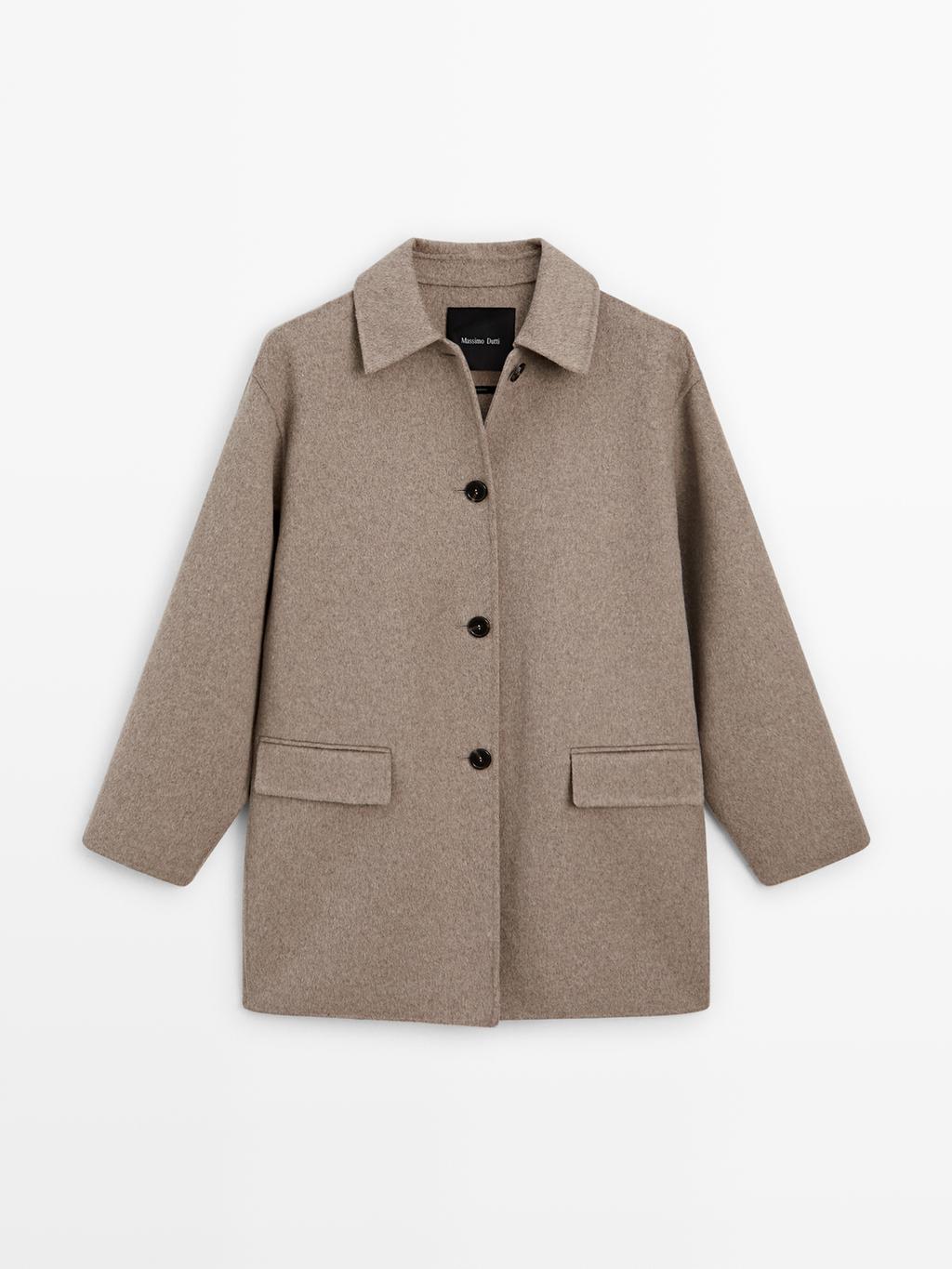 Medium wool blend coat