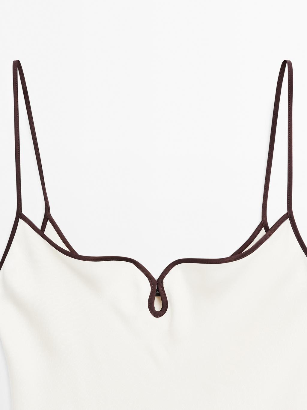 Satin camisole midi dress