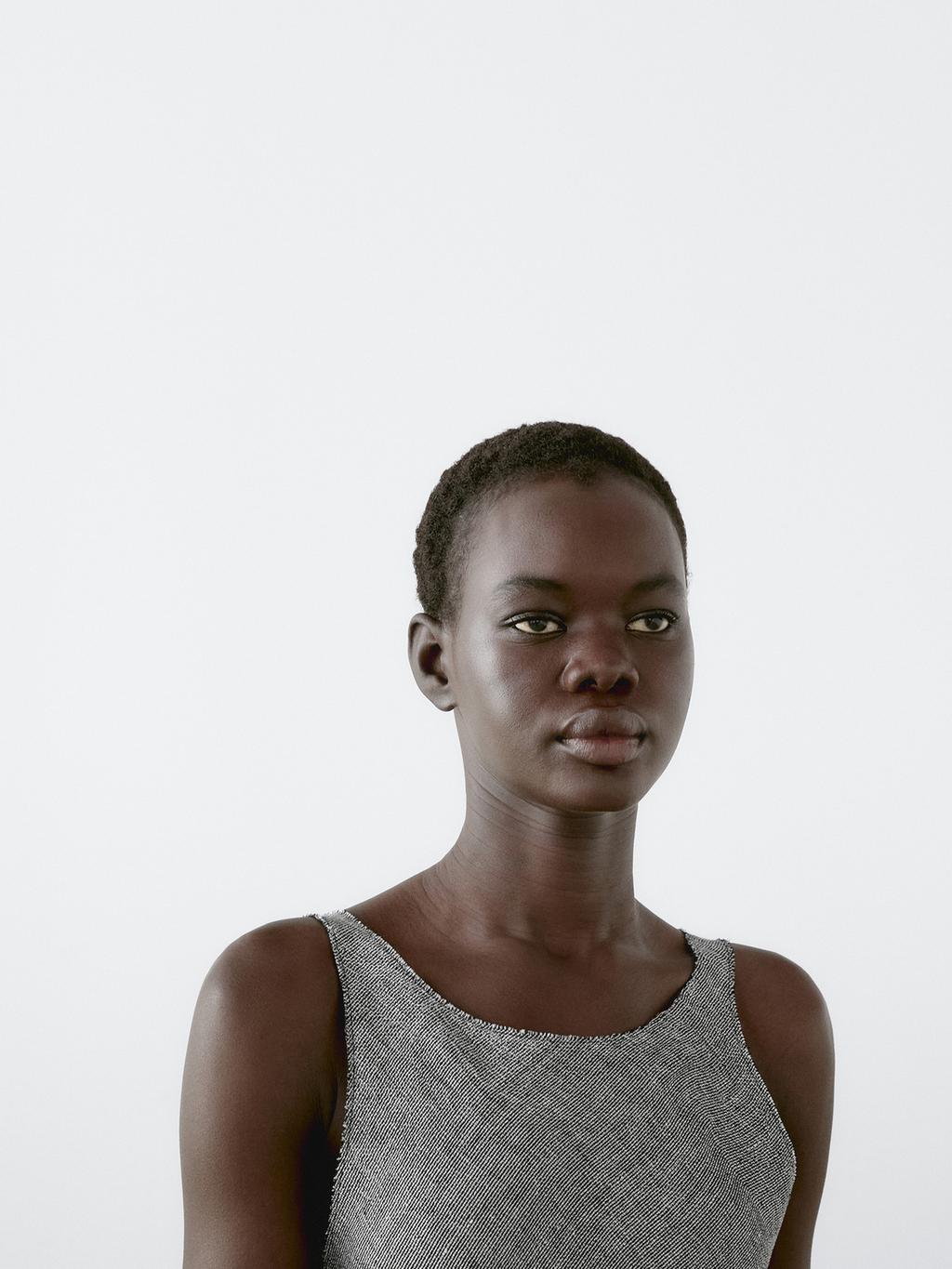 100% linen midi dress