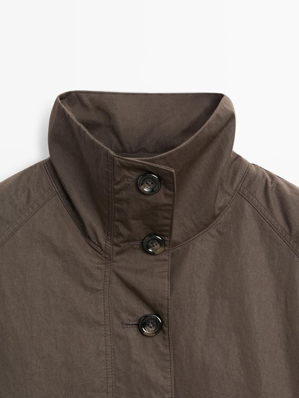 Long parka with detachable gilet