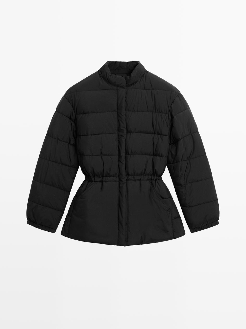 Water-repellent puffer jacket