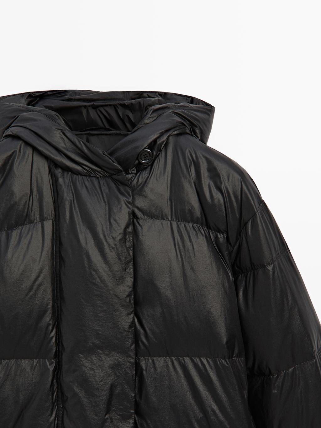 Hooded puffer jacket