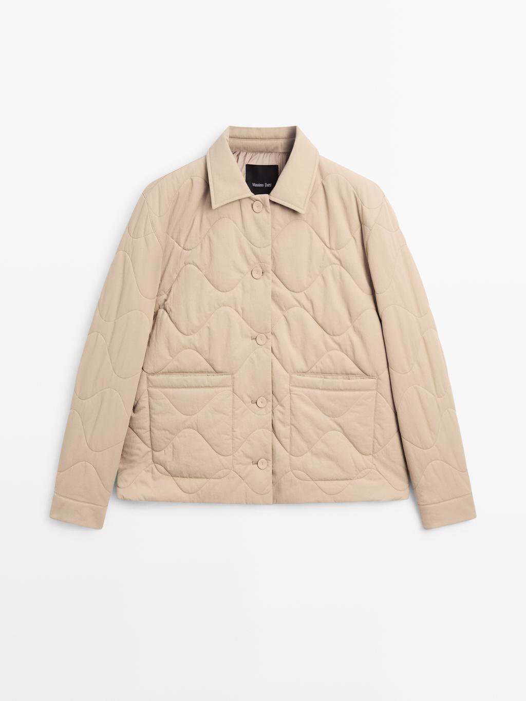 Jacket with seam details