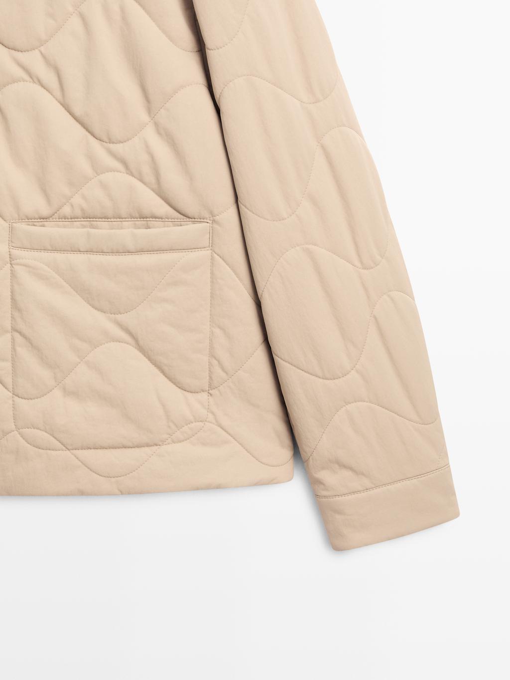 Jacket with seam details