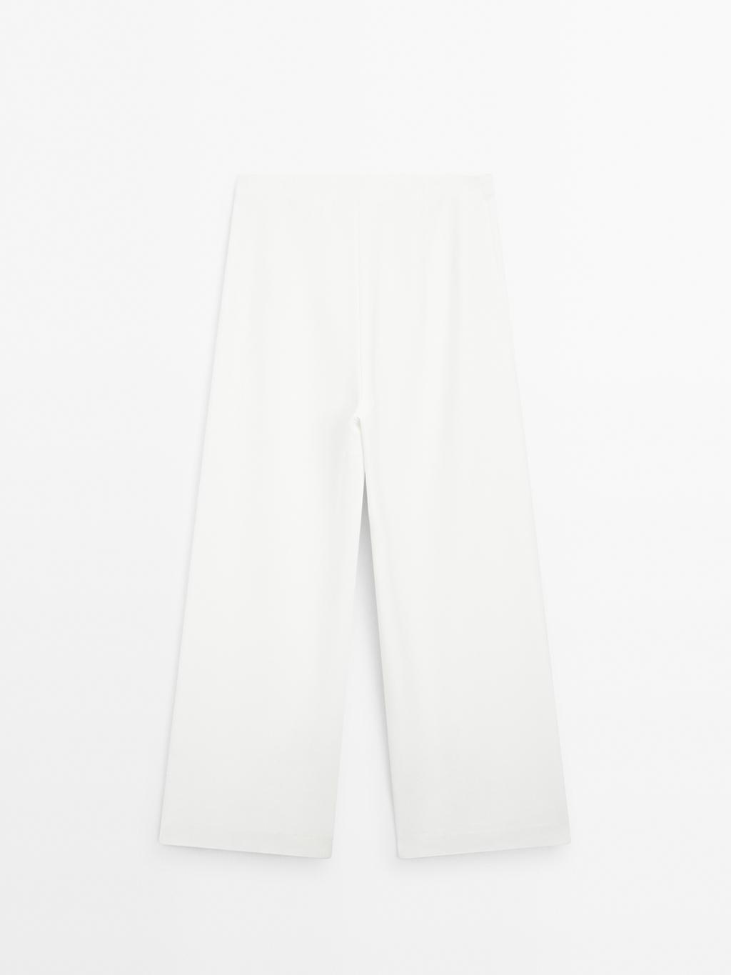 High-waist palazzo trousers - STUDIO