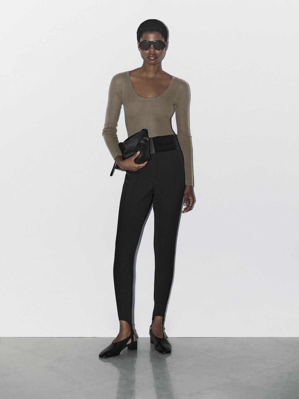 Fitted trousers with elasticated hems - STUDIO