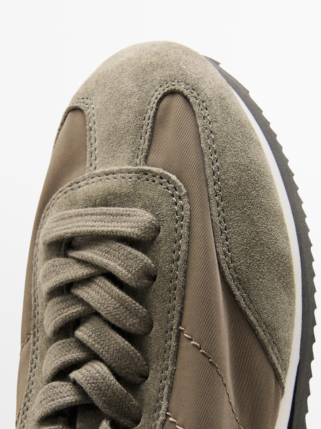 Combined fabric trainers