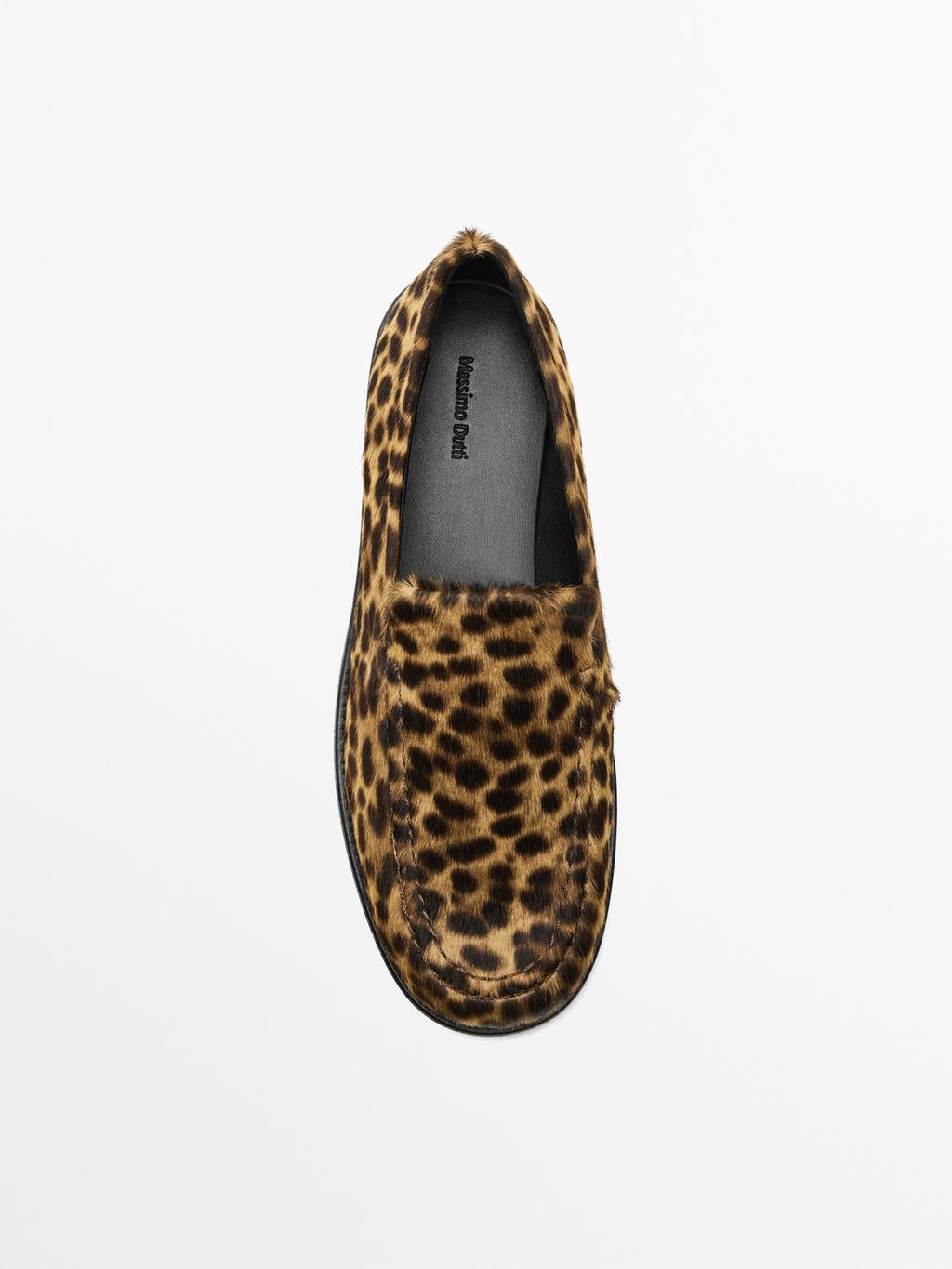 Leopard print loafers
